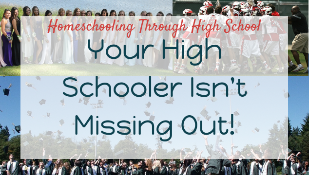 Homeschooling through high school doesn't mean having to miss out on the milestones of the teenage years!